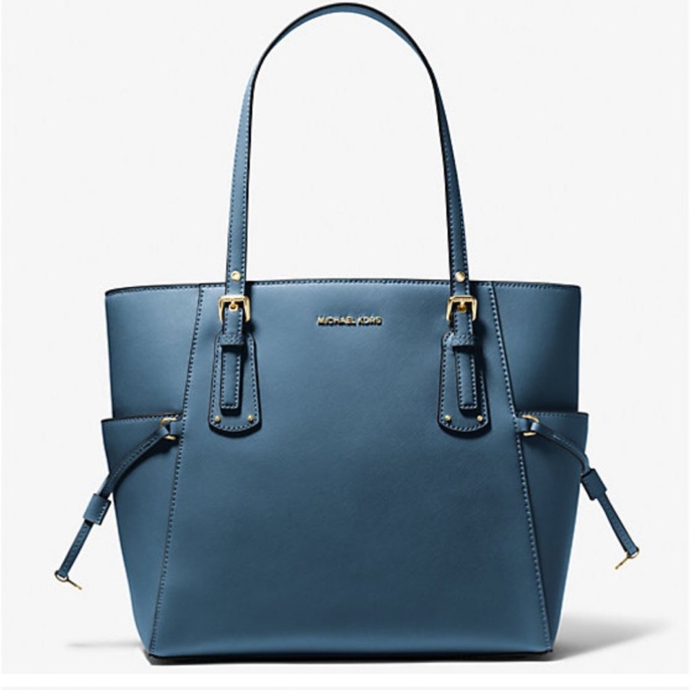 Michael Kors Voyager small saffiano leather tote